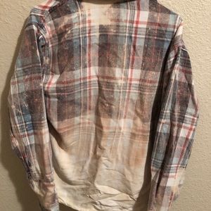 Distressed flannel
